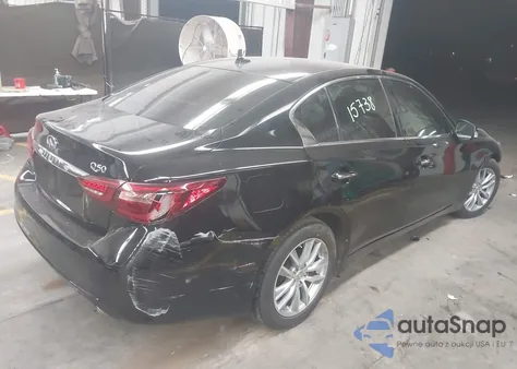 2018 Infiniti Q50 2.0T Pure z USA, uszkodzony, nr VIN JN1CV7AP2JM241378